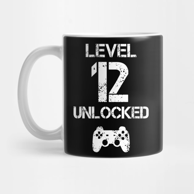 Level 12 Unlocked T-Shirt - 12th Birthday Gift by Ilyashop